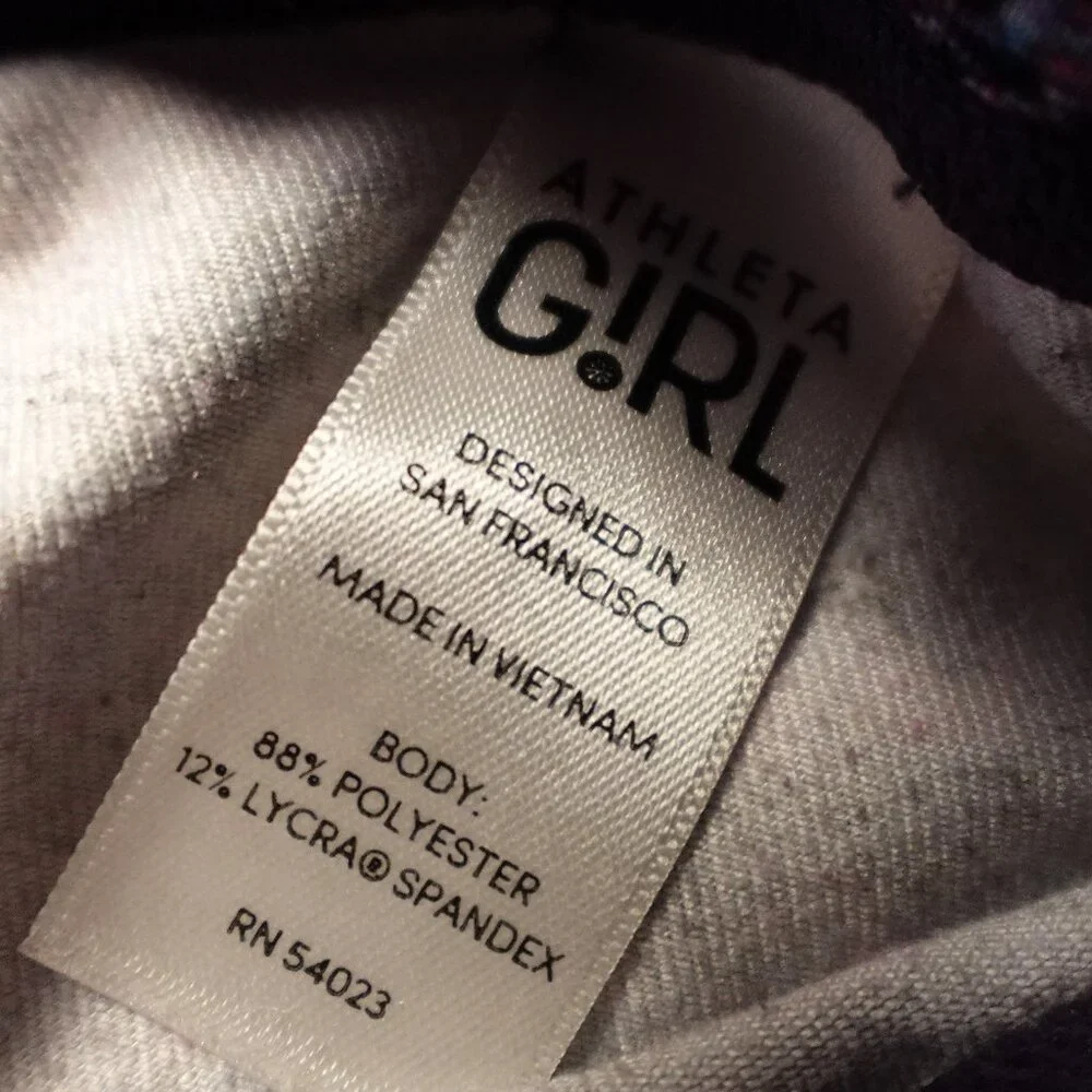 Athleta high rise Chit Chat tight bundle girl's medium 8-10‎ two pack